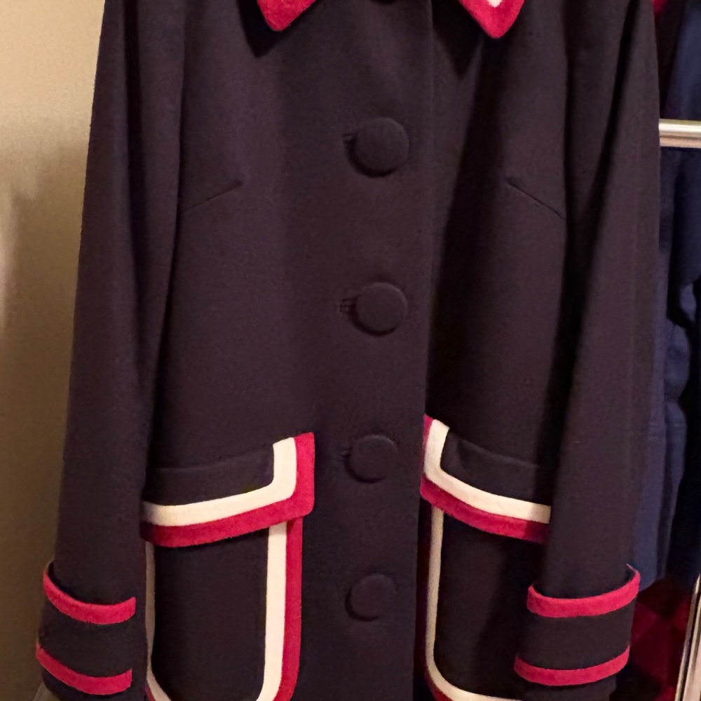 Boden Navy Blue Coat - Picture 2 of 11